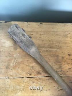 Antique Military WW1 Trophy Relic Trench Club Militaria
