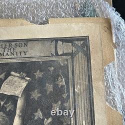 Antique Original WW1 Military Infantry Company Wounded In Action Letter