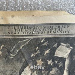 Antique Original WW1 Military Infantry Company Wounded In Action Letter