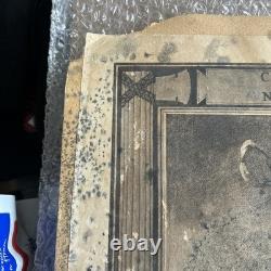 Antique Original WW1 Military Infantry Company Wounded In Action Letter