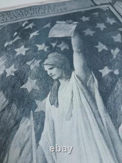 Antique Original WW1 Military Infantry Company Wounded In Action Letter 1919