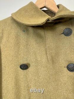 Antique Original WW1 US Army Overcoat mule blanket with Undershirt As Is