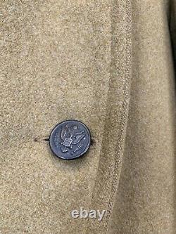 Antique Original WW1 US Army Overcoat mule blanket with Undershirt As Is