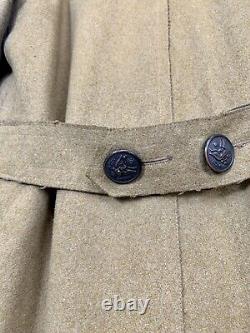 Antique Original WW1 US Army Overcoat mule blanket with Undershirt As Is