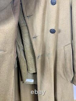 Antique Original WW1 US Army Overcoat mule blanket with Undershirt As Is