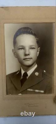 Antique Photos of Handsome Unique looking Soldiers WW1 through WW2