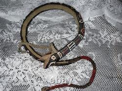 Antique Prisoner Of War World War One Hand Beaded Snake Necklace