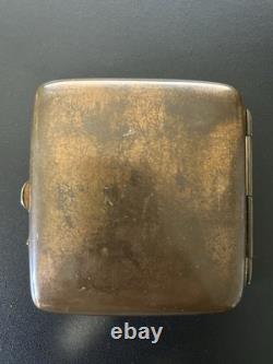 Antique Prussian/German WW1 Brass Cigarette Case in Great Shape for Age