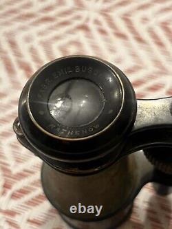 Antique Super Rare Busch Ww1 binoculars Busch Fabr Emil Optiker Michaelis