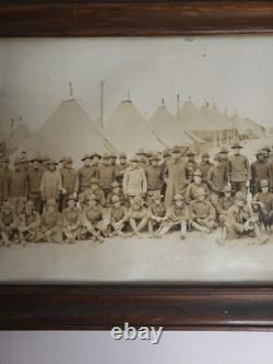 Antique WW1 103rd Ammunition Train, Camp Hancock, GA 1917 Yard Long Photograph