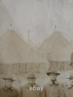 Antique WW1 103rd Ammunition Train, Camp Hancock, GA 1917 Yard Long Photograph