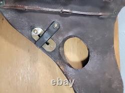 Antique WW1 1917 US Calvary Leather Saddlebags