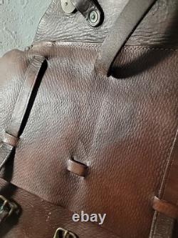 Antique WW1 1917 US Calvary Leather Saddlebags