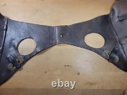 Antique WW1 1917 US Calvary Leather Saddlebags