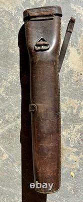Antique WW1 26 Leather Rifle Scabbard Boot Carrier Gun Carrying Case World War