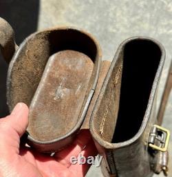 Antique WW1 26 Leather Rifle Scabbard Boot Carrier Gun Carrying Case World War