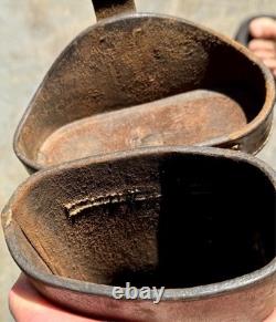 Antique WW1 26 Leather Rifle Scabbard Boot Carrier Gun Carrying Case World War