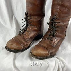 Antique WW1 Officers Riding Calf Boots Leather