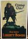 Antique WW1 Poster Come On! 1917 World War One American Soldier Walter Whitehead
