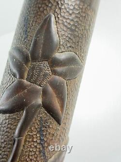 Antique WW1 Shell Trench Art LOVELY FLOWERS incredible france FRENCH