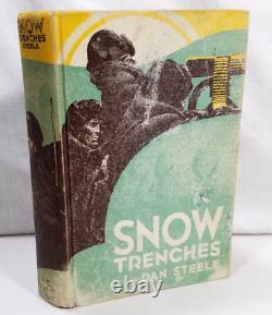 Antique WW1 Snow Trenches Dan Steele Signed 1931 HC Russian US Military History