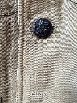 Antique WW1 US Military Summer Cotton Tunic Coat 82nd Airborne Battalion