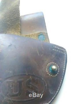 Antique WW1 U. S. American Holster for S. &W. 38 Revolver Left Handed