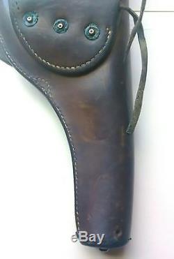 Antique WW1 U. S. American Holster for S. &W. 38 Revolver Left Handed