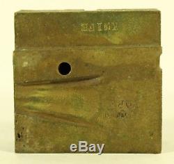 Antique WW1 U. S. Army Field Metal Stamping Dog Tag Kit, ORIGINAL WOOD BOX