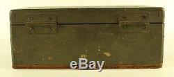 Antique WW1 U. S. Army Field Metal Stamping Dog Tag Kit, ORIGINAL WOOD BOX