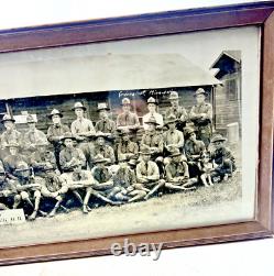 Antique WWI 314th Med. Reg. O. R. Framed Photograph