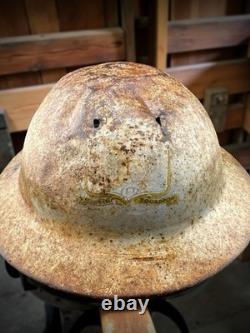 Antique WWI Military Doughboy Helmet