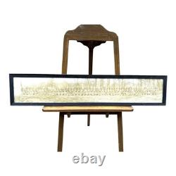 Antique WWI Panoramic Photo Camp Zachary Taylor Louisville KY Framed Yard Long