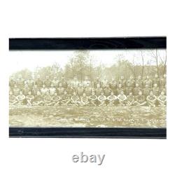 Antique WWI Panoramic Photo Camp Zachary Taylor Louisville KY Framed Yard Long