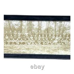 Antique WWI Panoramic Photo Camp Zachary Taylor Louisville KY Framed Yard Long