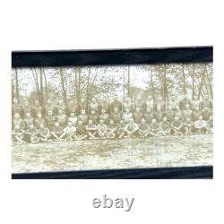 Antique WWI Panoramic Photo Camp Zachary Taylor Louisville KY Framed Yard Long