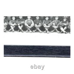 Antique WWI Panoramic Soldiers Photo Camp Jackson SC Framed Yard-Long