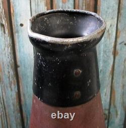 Antique WWI US ARMY Military Signal Corps Megaphone Rivet Red Fiberboard Clasps
