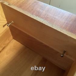 Antique WWI US Navy Dovetail Pine Sailor's Nautical Ditty Box. 6 Compartments