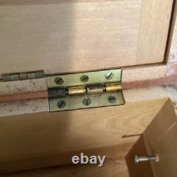 Antique WWI US Navy Dovetail Pine Sailor's Nautical Ditty Box. 6 Compartments