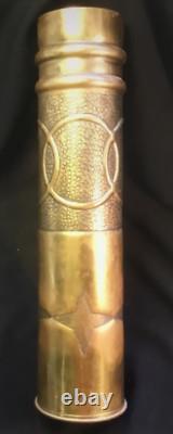 Antique WWl Military Trench Art a 75mm found recently near Verdun