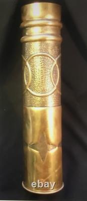 Antique WWl Military Trench Art a 75mm found recently near Verdun