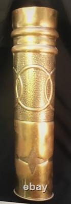 Antique WWl Military Trench Art a 75mm found recently near Verdun