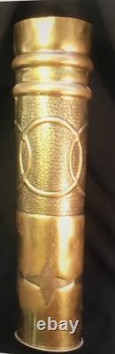 Antique WWl Military Trench Art a 75mm found recently near Verdun