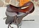Antique World War 1 Cavalry Saddle Brown Leather with Apron/Fenders Whitman