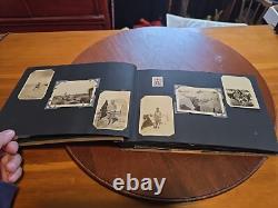 Antique World War 1 Our Boys In Khaki Photo Album & Scrapbook 45+ Pages FULL