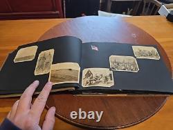 Antique World War 1 Our Boys In Khaki Photo Album & Scrapbook 45+ Pages FULL