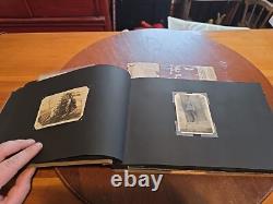 Antique World War 1 Our Boys In Khaki Photo Album & Scrapbook 45+ Pages FULL