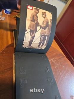 Antique World War 1 Our Boys In Khaki Photo Album & Scrapbook 45+ Pages FULL