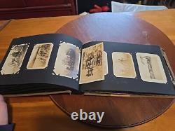Antique World War 1 Our Boys In Khaki Photo Album & Scrapbook 45+ Pages FULL